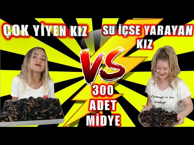 MİDYE YEME KAPIŞMASI!-300 Adet Midye