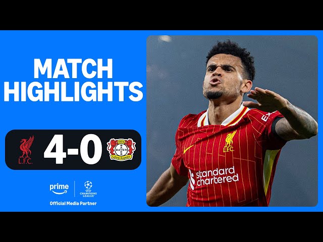 Luis Diaz scores brilliant HAT-TRICK 🔥 | Liverpool v Leverkusen UEFA Champions League Highlights