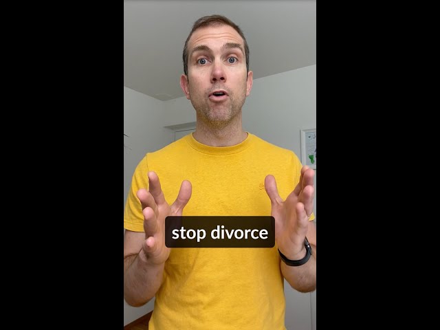 How To Save Your Marriage and STOP Divorce