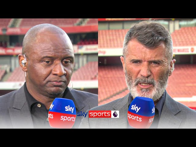 Vieira & Keane react to BRUTAL Arsenal defeat | Arsenal 0-3 Brighton