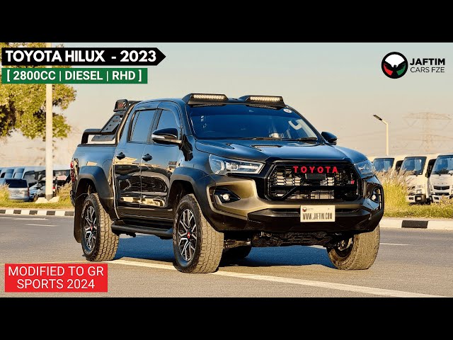 Toyota Hilux 2023 Modified into GR Sports Kit 2.8L Diesel Engine Complete Review