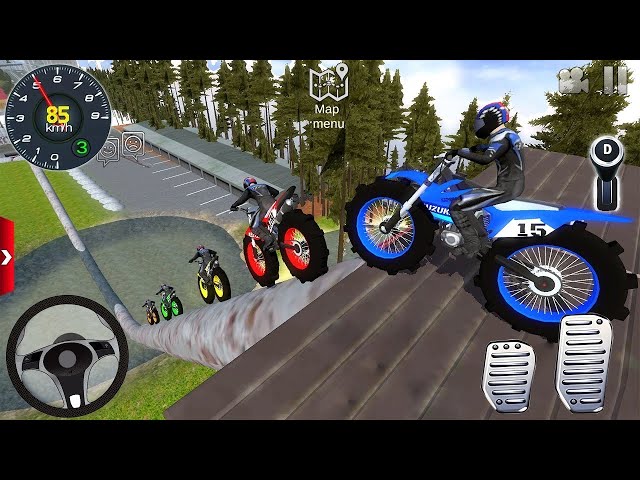 Motocross Dirt Bike driving Extreme OffRoad Offroad Outlaws motor bike Game For Android Mud Gameplay