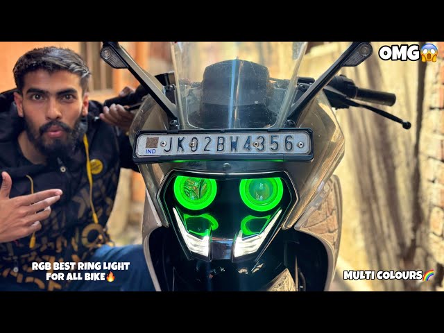 Ktm Modified Install Rgb Ring Light For Rc 200 And All Bikes | Yogesh 01