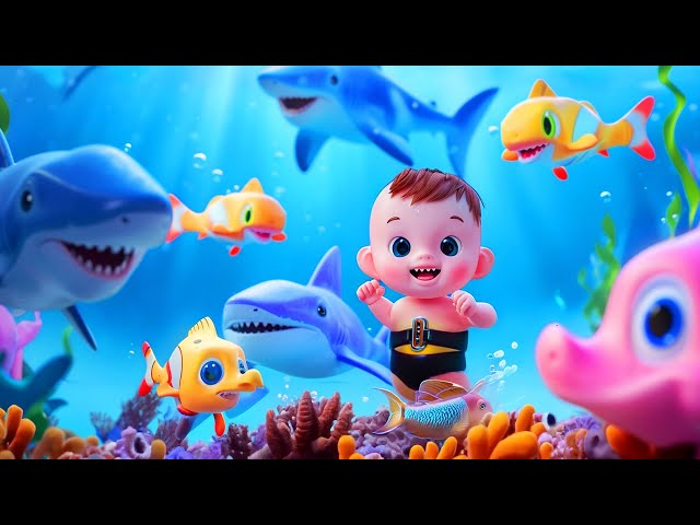 Baby Shark Cartoon Dance 🌈  Doo Doo Doo 🦈  | Best Pals Kids Songs & Nursery Rhymes