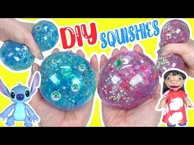 Lilo and Stitch Movie DIY Squishies with Squishy Maker with Dolls! Crafts for Kids