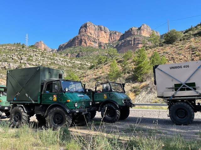 Offroad Pyrenäen, mit Unimog zum "verfluchten Dorf"