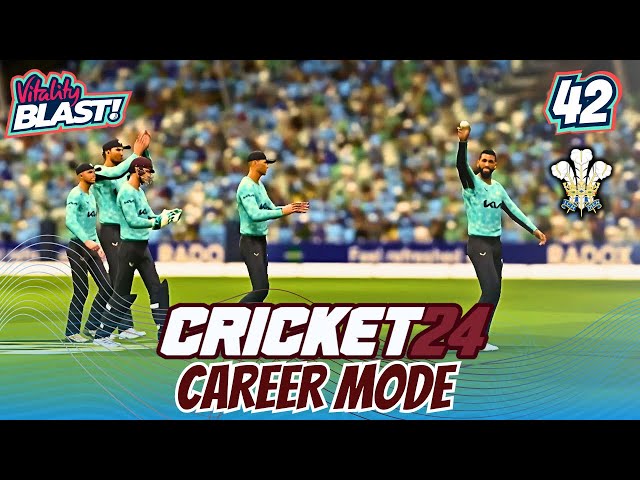 SPIN BOWLING MASTERCLASS! | VITALITY BLAST T20 | CRICKET 24 CAREER MODE #42 | Surrey