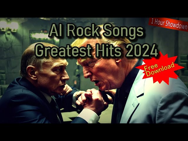 AI Original Rock Songs Greatest Hits 2024 Compilation (Vol. 1) (10 Great Guitar Solos)