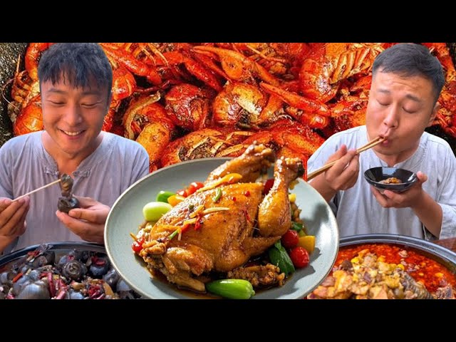 Xiao Shuai has made progress today, Farewell My Concubine must be arranged#food #mukbang