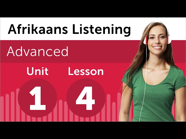 Afrikaans Listening Practice - Reserving Tickets to a Play in Afrikaans