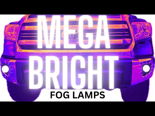 Toyota Tundra FOG LAMP upgrade (full tutorial)