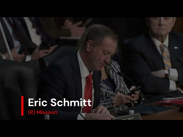 Sen. Eric Schmitt TORCHES Democrats for TDS Trump Derangement Syndrome and Lawfare