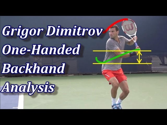 Grigor Dimitrov Backhand Analysis (No Racquet)