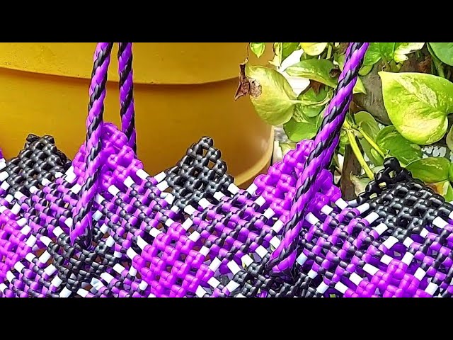 ❤️4 wire கைப்பிடி இவ்வளவுதானா? 4 wire plastic wire koodai handle making tutorial