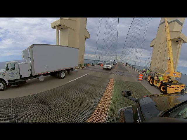 Crossing the Mighty Mackinac Bridge