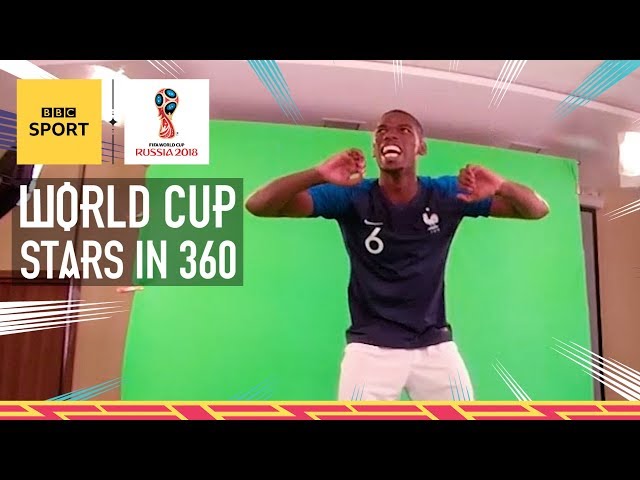 World Cup 2018: Cristiano Ronaldo, Paul Pogba, Mo Salah, Kroos & Griezmann in 360 - BBC Sport