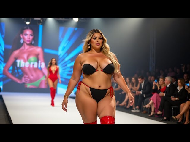 THE Black Tape Project 🔥 Miami Swim Week 2025 - Plus Size Model