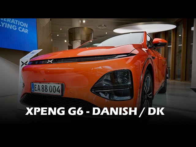 XPENG G6 Danish Screen