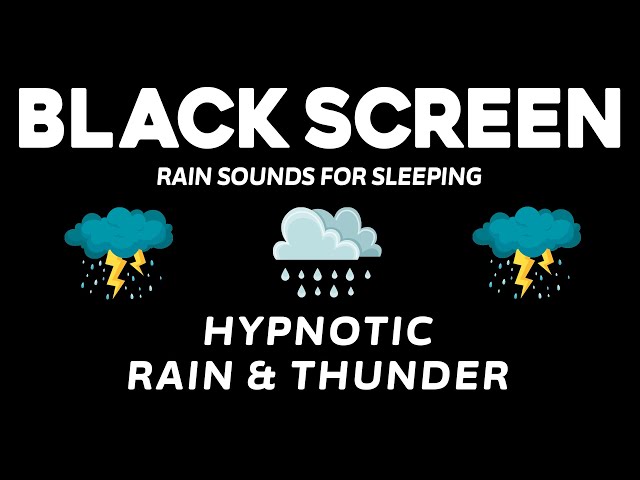 Calm Your Mind With Storm Sounds - Hypnotic Rain & Thunder - Fall Asleep Fast