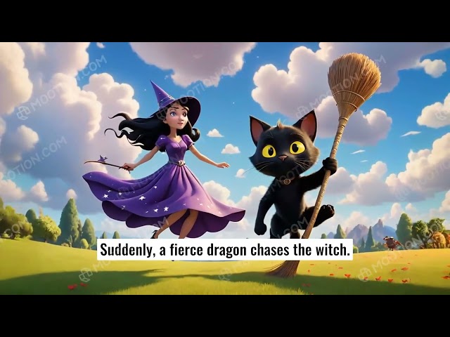 Magical Adventure with the Witch and Her Friends |story for kids in english 2025