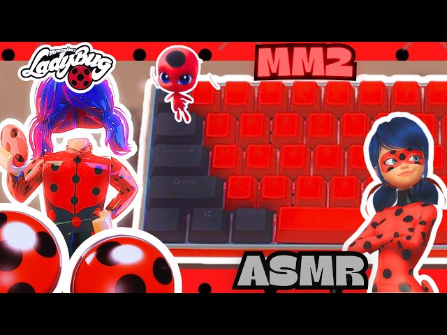 Reaching Level 𝗜𝗩 as 𝗟𝗔𝗗𝗬𝗕𝗨𝗚🐞 || *𝗠𝗠2 Keyboard ASMR*❤️✨