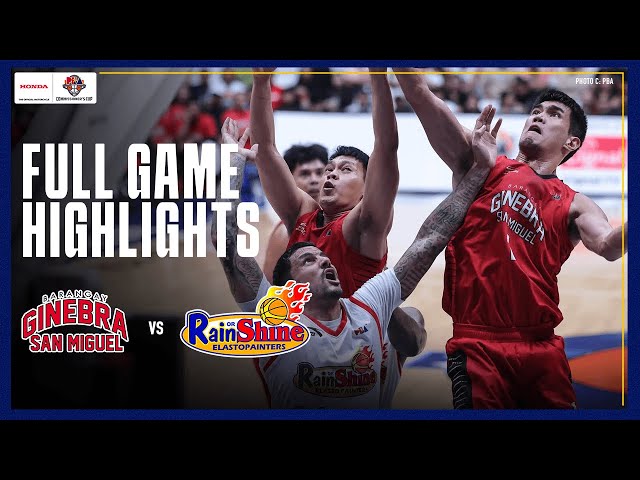 GINEBRA vs RAIN OR SHINE | FULL GAME HIGHLIGHTS | PBA SEASON 49 COMMISSIONERS CUP | JANUARY 22, 2025