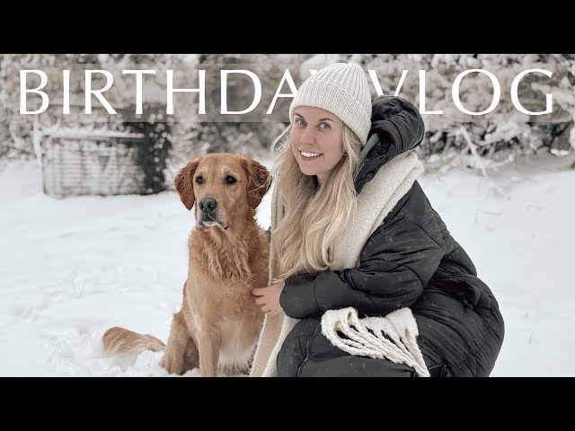 BIRTHDAY VLOG 2025 ❄️ Snow Day & Beach Walks Wales Staycation Unplugged Cabin