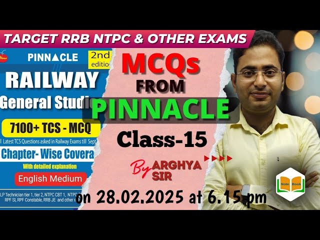 Class-15 | Economic Geography | Geography | NCERT MCQ for Competitive Exam | Arghya Sir | Note Book