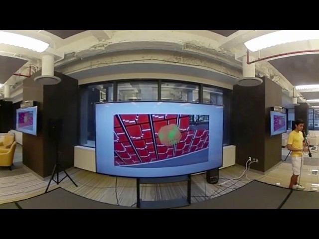 HoloLens Super Mario game played in Central Park Keynote  Recorded by WebGuyz