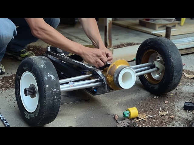 Man Builds Amazing Go-Kart From an Old Toy Car! | Start to Finish by @Motorizando