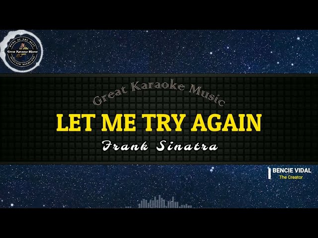 Let Me Try Again (KARAOKE) Frank Sinatra