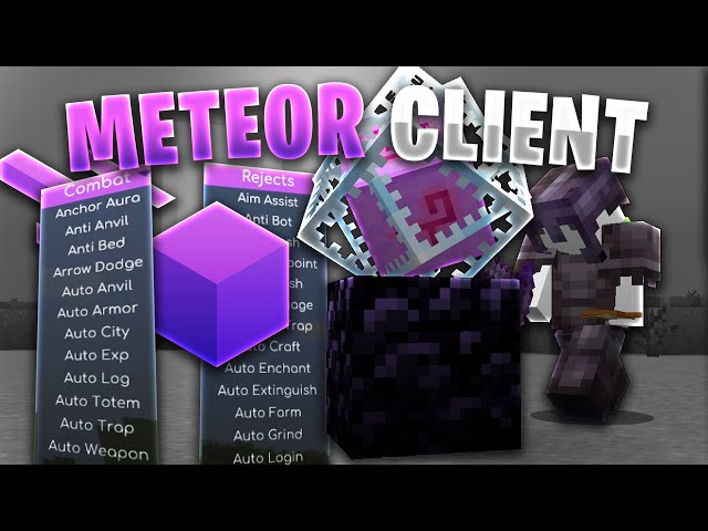 Meteor Client Tutorial for Minecraft 1.20-1.21.1 mod | Best Free Hacked Client Mod