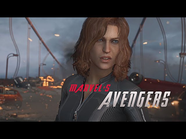 Natasha Romanoff Black Widow is in action | Marvel's Avengers PC