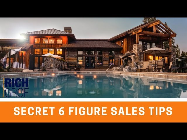 Real Estate Sales Coaching & Training -"Secret Six Figure Sales Tips of the Real Estate Masters"