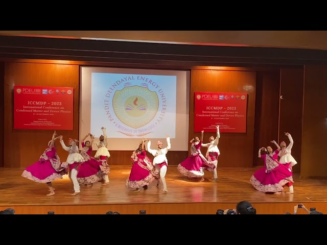 Rang Bhini Radha Garba performance in college | PDEU