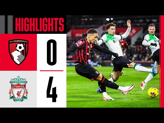 Núñez and Jota clinical for Liverpool in home defeat | AFC Bournemouth 0-4 Liverpool