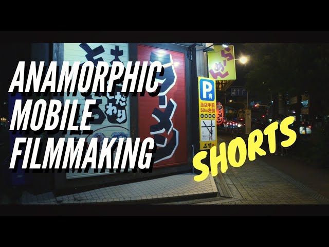 Mobile Filmmaking | City Night B-ROLL | Anamorphic Practice |Shorts