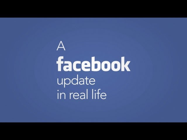 A Facebook Update In Real Life | Extremely Decent