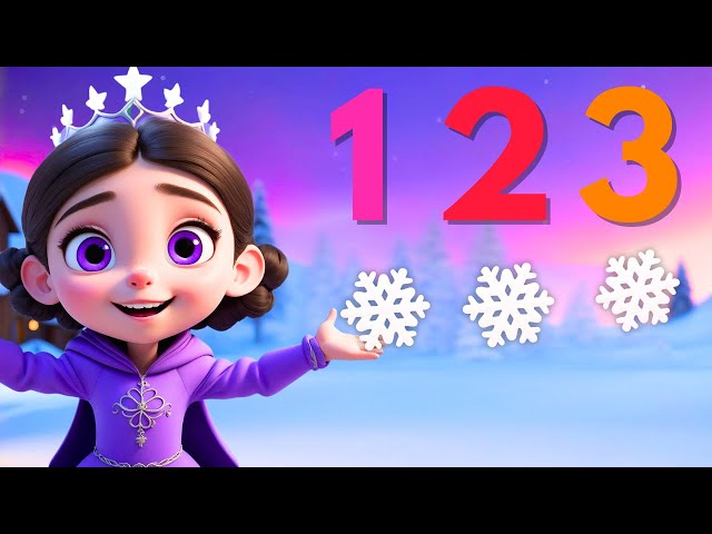 LA CHANSON DES CHIFFRES ❄️ COMPTINE POUR ENFANTS - Apprendre à compter en français