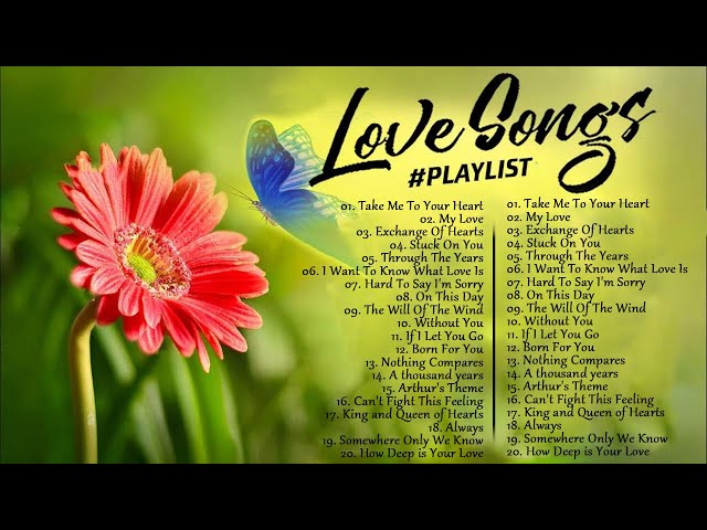 Romantic Old Love Songs Playlist💕All Time Favorite Hits Songs💞Timeless Romantic Love Songs