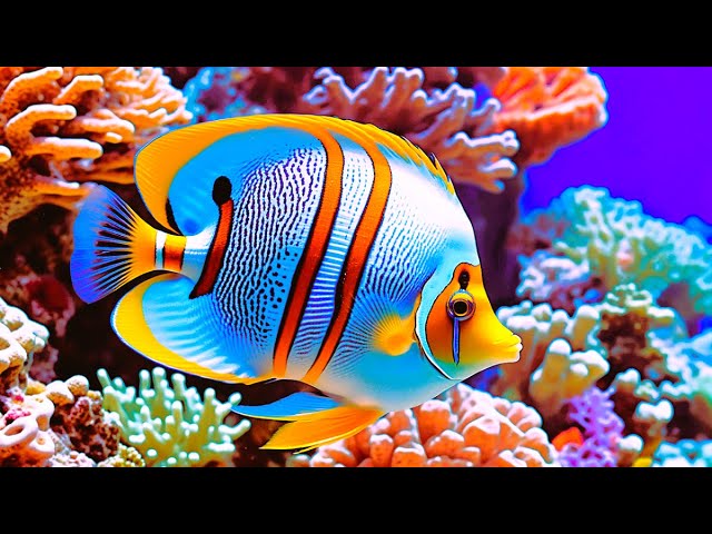 🎥 Relax with 4K Aquarium Ambience 🐠 – Beautiful Marine Life and Soothing Music