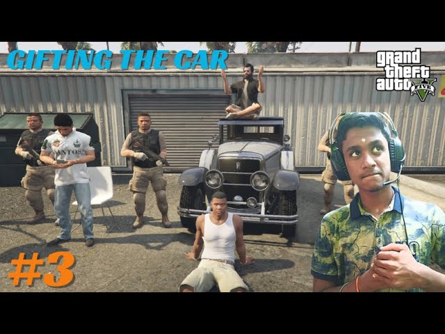 GIFTING THE  CAR TO MICHAEL #gta #gameplay #RYZEN V7 GAMER #3 #kannada