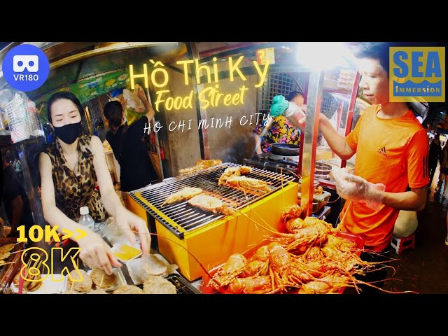 Ho Thi K Y Food Market, Ho Chi Minh City,  Captured in 10K 3D VR180, downsampled to 8K.