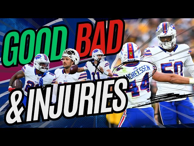 The BILLS get a [preseason] WIN: Some GOOD defense, some BAD offense and some INJURIES