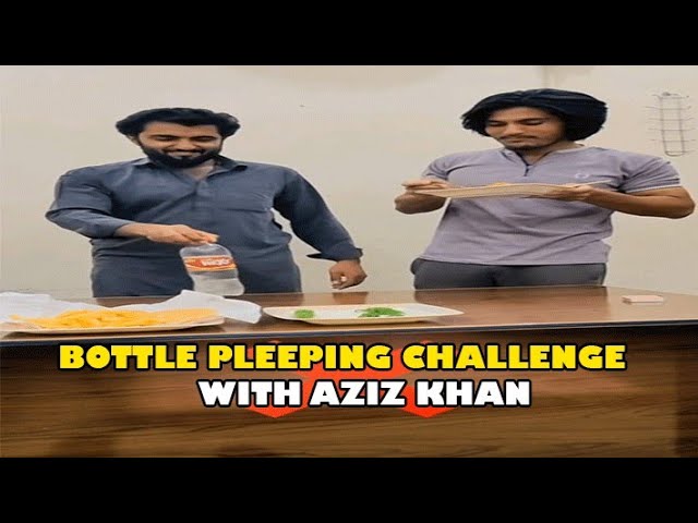 Bottle Flip Challenge with Aziz Khan | Part #1 | Friendography