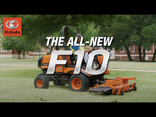 The ALL-NEW Kubota F10: Ultimate Year-Round Performance - Mowing & Snow Clearing Power