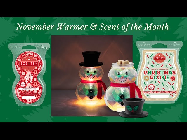 Scentsy November Warmer & Scent of the Month