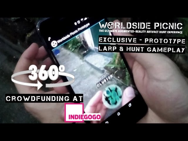 360º WORLDSIDE PICNIC GAMEPLAY - AR LARP PROTOTYPE (HUNTER POV)