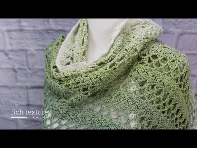 Meadows Shawl Crochet Pattern