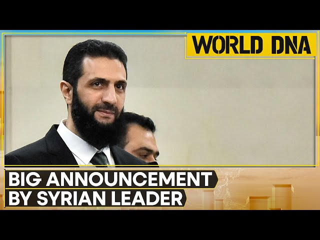 Syria's New Leader Says All Weapons To Come Under 'State Control' | WION World DNA